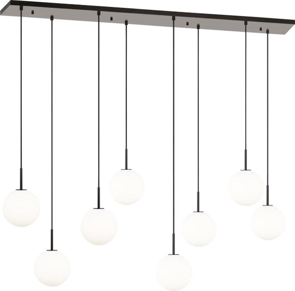 Visual Comfort Studio - SCRJLS207AIOEG - Eight Light Linear Chandelier - Sorelle - Aged Iron