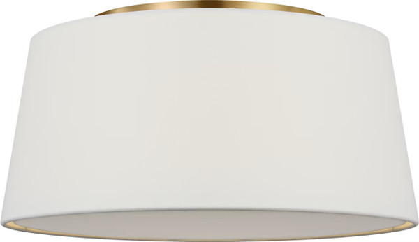Visual Comfort Studio - SCRJFM196EBSWL - Three Light Flush Mount - Hale - Estate Brass