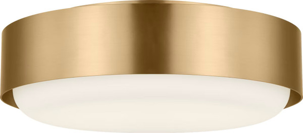 Visual Comfort Studio - SCRJFM186EBSOEG - Two Light Flush Mount - Aurelle - Estate Brass