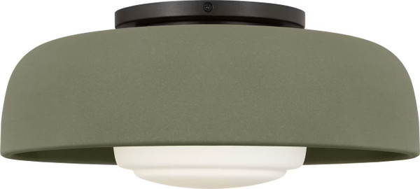 Visual Comfort Studio - SCRJFM169AISSOEG - One Light Flush Mount - Liora - Aged Iron