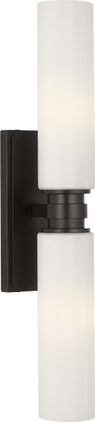 Visual Comfort Studio - SCCHCVN108AIOEG - Two Light Vanity - Fairfax - Aged Iron