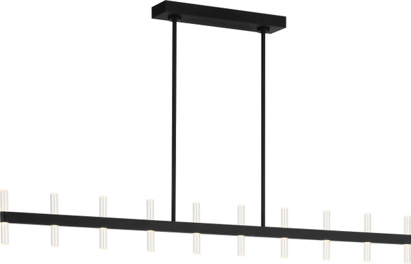 Visual Comfort Studio - SLC11120MBK - LED Linear Pendant - Silas - Midnight Black | Midnight Black