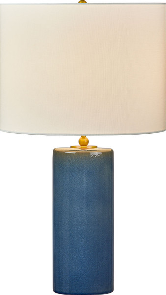Visual Comfort Studio - KST1241DOC - One Light Table Lamp - Lauren - Deep Ocean Crackle | Deep Ocean Crackle