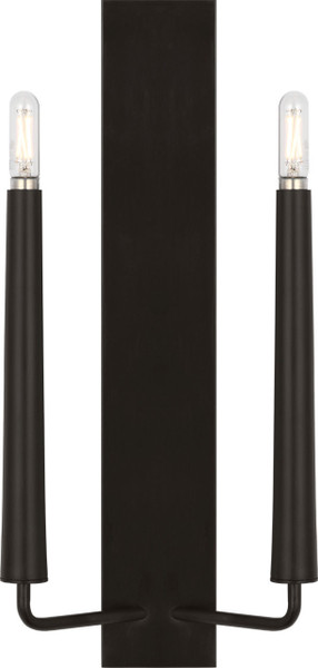 Visual Comfort Studio - EW1252AI - Two Light Wall Sconce - Lois - Aged Iron | Aged Iron