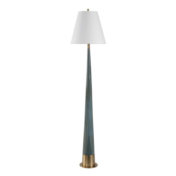 Uttermost - 30751 - One Light Floor Lamp - Riccardi - Antique Brass
