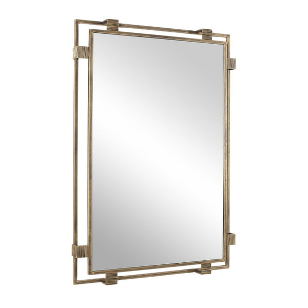 Uttermost - 08325 - Mirror - Elsher - Antiqued Gold