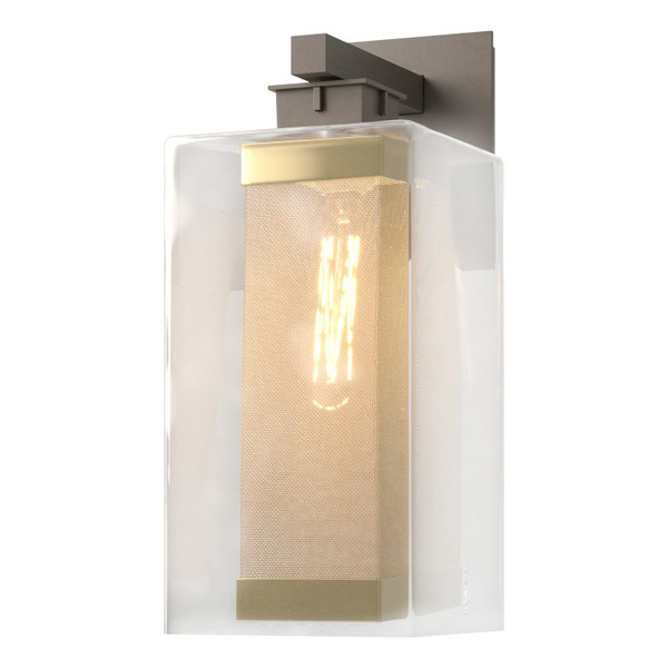 Hubbardton Forge - 304854-SKT-77-70-ZM0707 - One Light Outdoor Wall Sconce - Polaris - Coastal Dark Smoke