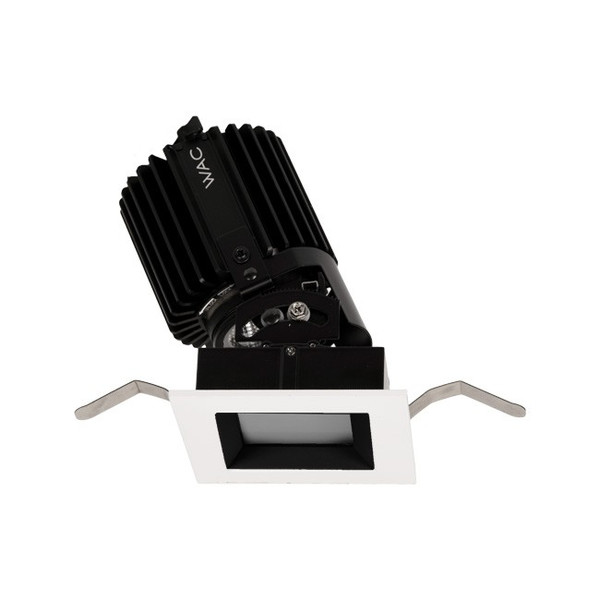 W.A.C. Lighting - R2SAT-FTWB-BKWT - LED Adjustable Trim - Volta - Black/White