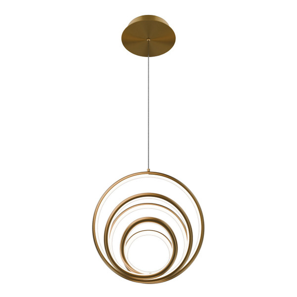W.A.C. Lighting - PD-81513-40-AB - LED Pendant - Hoopla - Aged Brass