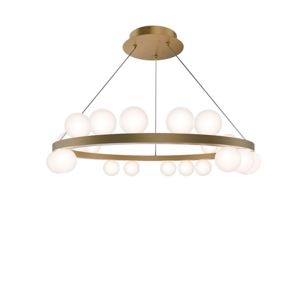 W.A.C. Lighting - PD-21528-27-AB - LED Chandelier - Carousel - Aged Brass