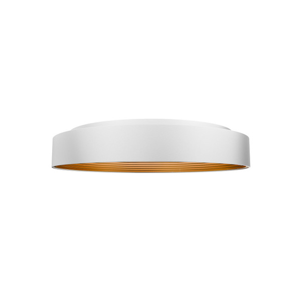 W.A.C. Lighting - FM701626-WT/GO - LED Flush Mount - Gaston - White/Gold