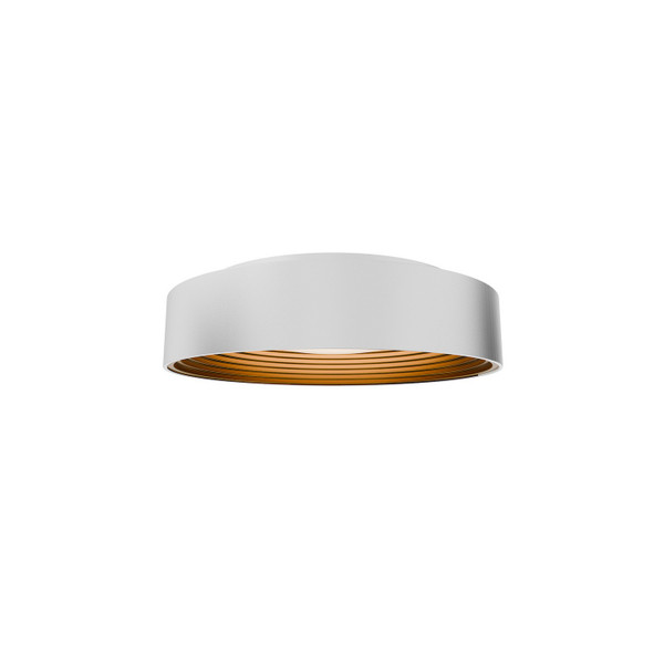 W.A.C. Lighting - FM701618-WT/GO - LED Flush Mount - Gaston - White/Gold