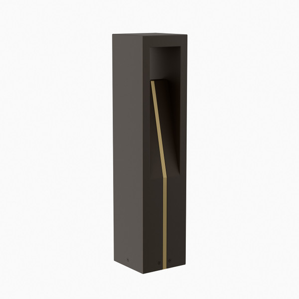 W.A.C. Lighting - 6705-27BZ - LED Bollard - Cubical - Bronze on Aluminum