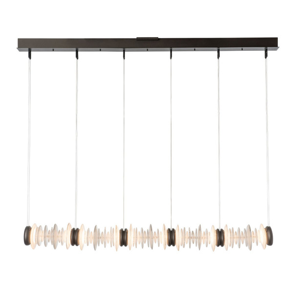 Hubbardton Forge - 139975-LED-STND-14 - Cairn Linear LED Pendant - Cairn - Oil Rubbed Bronze