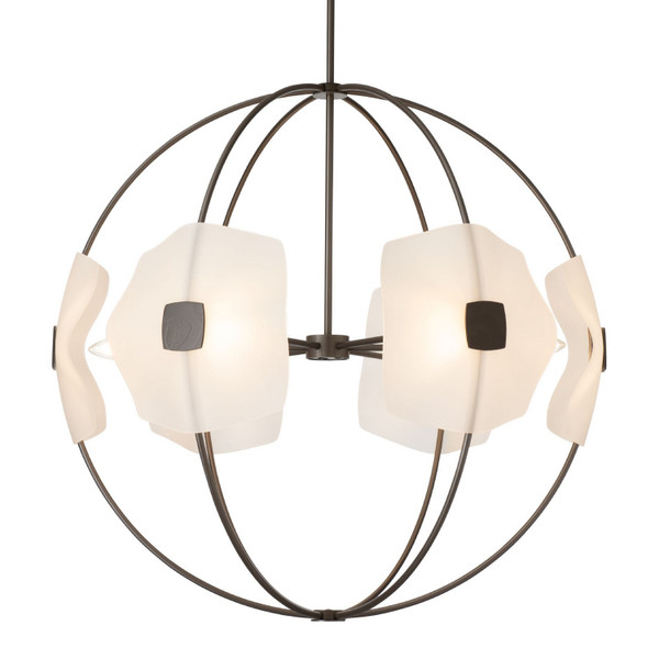 Hubbardton Forge - 131500-SKT-MULT-07-FD0835 - Astra Orb Small Pendant - Astra - Dark Smoke