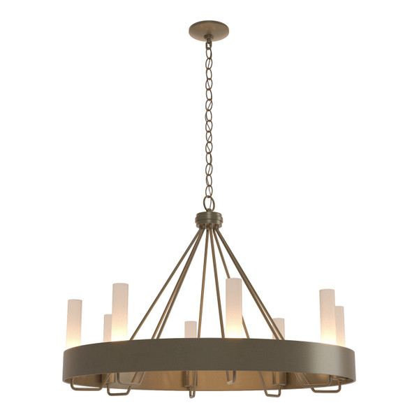 Hubbardton Forge - 105040-SKT-84-FD0611 - Banded Ring Chandelier - Banded - Soft Gold