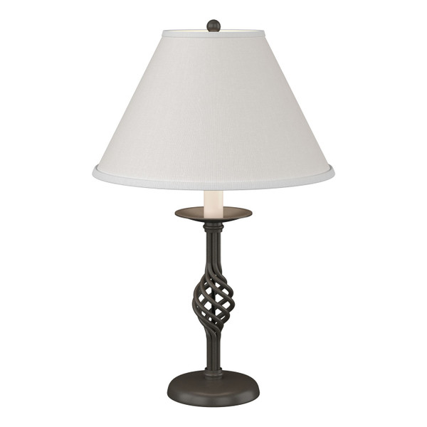 Hubbardton Forge - 265001-SKT-07-SF1555 - Twist Basket Table Lamp - Twist Basket - Dark Smoke