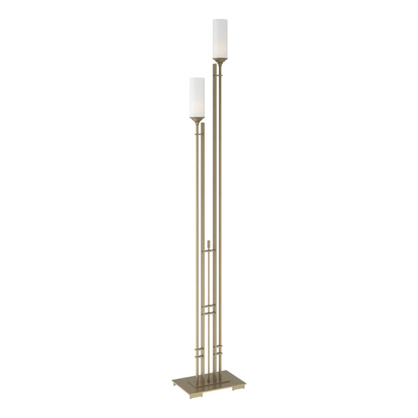 Hubbardton Forge - 248416-SKT-84-GG0073 - Metra Twin Tall Floor Lamp - Metra - Soft Gold