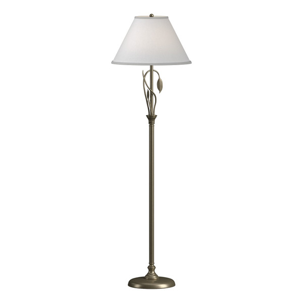 Hubbardton Forge - 246761-SKT-84-SF1755 - Forged Leaves and Vase Floor Lamp - Leaf - Soft Gold