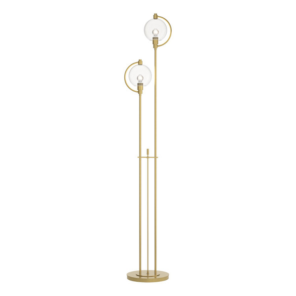 Hubbardton Forge - 242210-SKT-86-ZM0436 - Pluto Floor Lamp - Pluto - Modern Brass