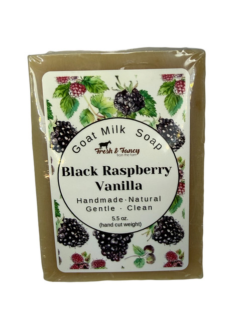 Goat Milk Black Rasp Vanilla Soap