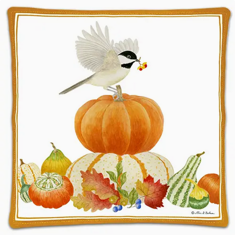 Fall Chickadee Hot Pad