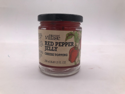 Red pepper jelly cheese topping