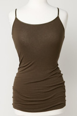 Basic Long Olive Cami