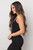 Basic Shelf Cami in Black