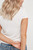 Caitlin Basic Tee in Off White