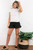 Caitlin Basic Tee in White