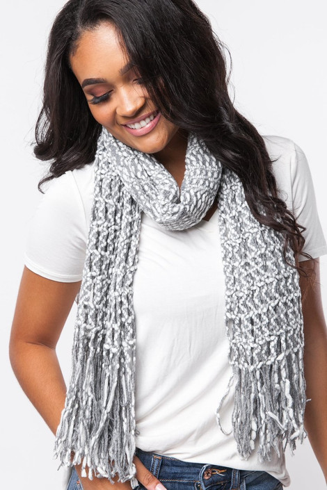 Changing Winds Scarf in White