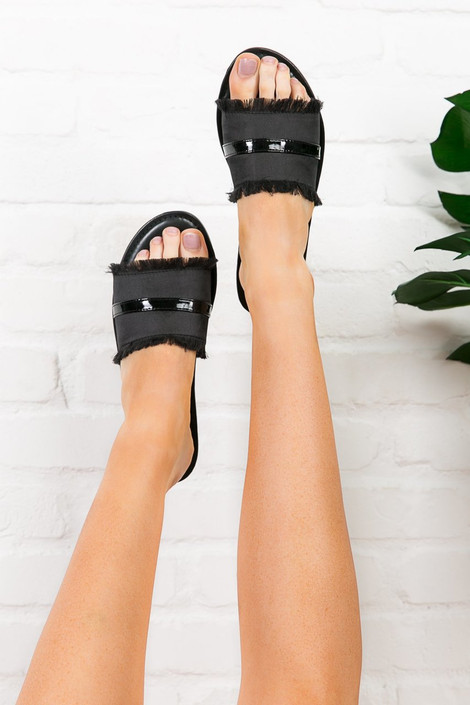 Beckham Slides in Black