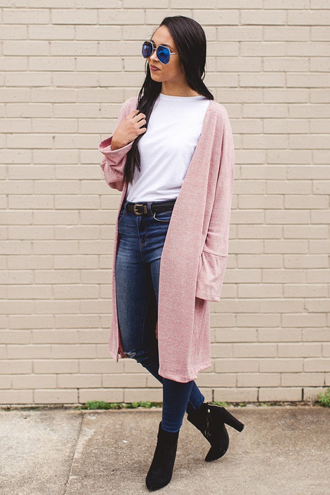 Ambitious Love Cardigan in Red