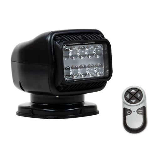 Golight GT Series LED Hybrid Light Permanent Mount w\/Hardwired Dash Mount Remote - 12V - Black [20218GT]