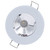 Lumitec Illusion Flush Mount LED Down Light - Spectrum RGBW - Warm White - White Housing - Chrome Reflector [117135]