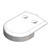 TACO 2" Rub Rail End Cap - White [F90-0001WN]