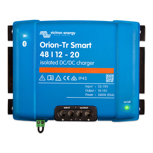 Victron Orion-Tr Smart DC-DC Charger Isolated 48\/12 20A (240W) [ORI481224120]