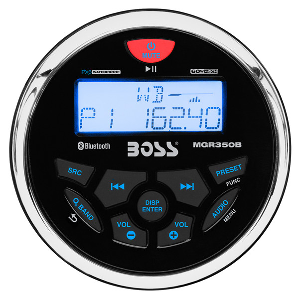Boss Audio MGR350B Marine Stereo w\/AM\/FM\/BT\/USB [MGR350B]