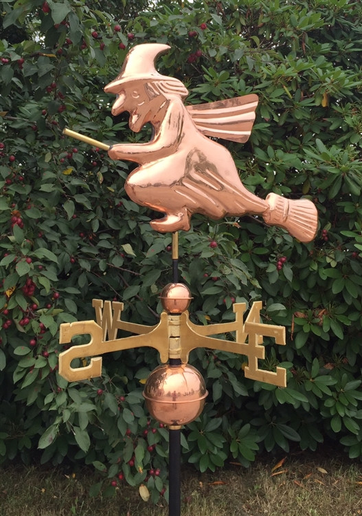 Witch Weathervane at Weathervanes of Maine