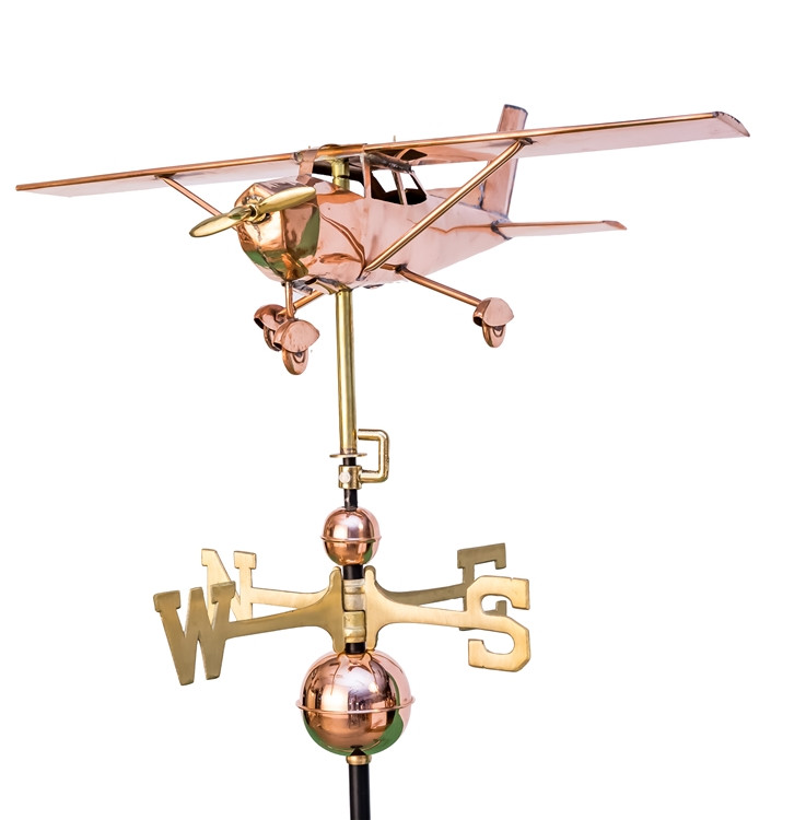 High Wing Plane Weathervane at Weathervanes of Maine