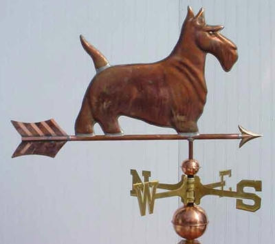 Scotty Weathervane at Weathervanes of Maine
