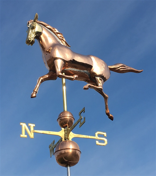 Large Comanche Horse Weathervane at Weathervanes of Maine