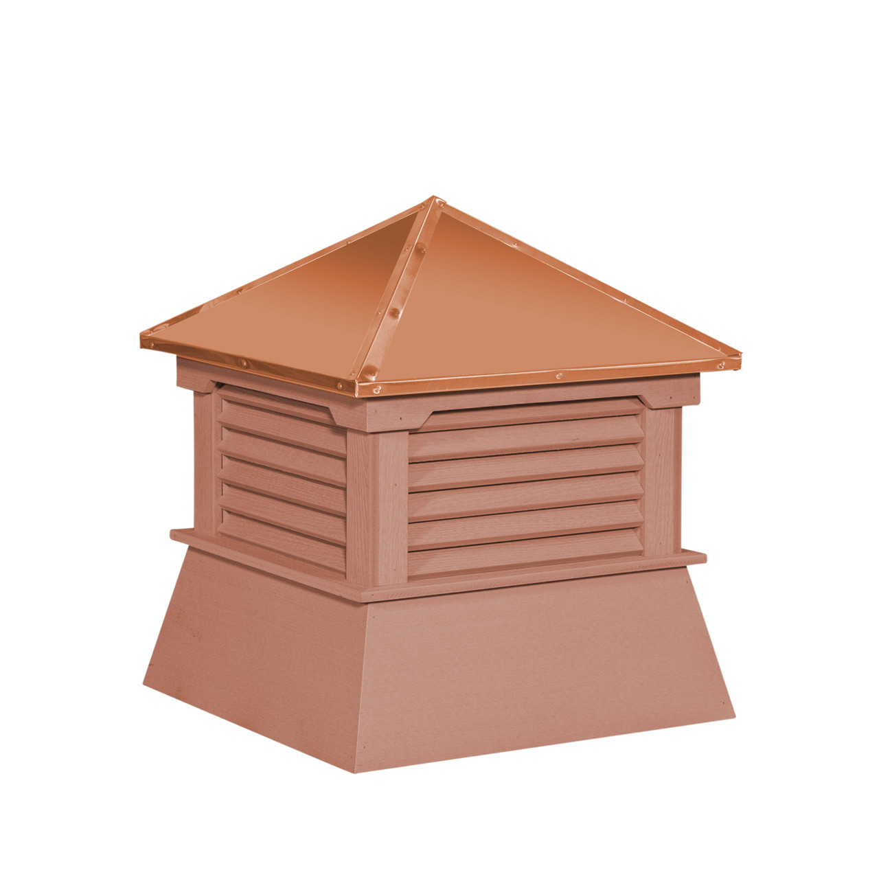 Shed cupola louvers straight roof at Weathervanes of Maine