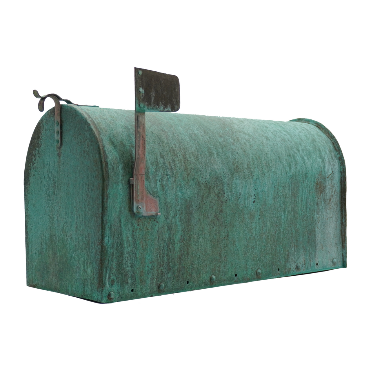 Large Classic Copper Mailbox at Weathervanes of Maine