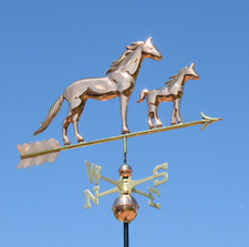 Mare and Colt Weathervane 