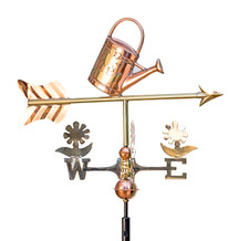 Small Watering Can & flower Weathervane Weathervanes of Maine 