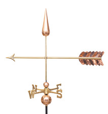 36" Copper Arrow Weathervane 