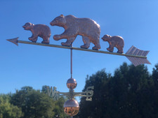 Bear and Cubs Weathervane