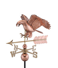 Diving Eagle copper Weathervane 